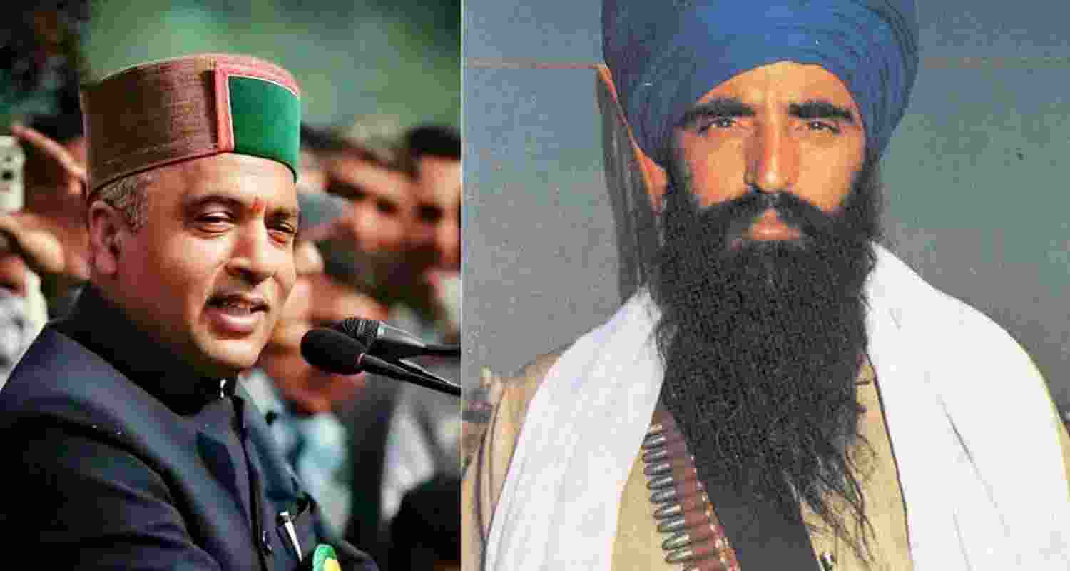 Dal Khalsa pastes Bhindranwale photos on HP vehicles