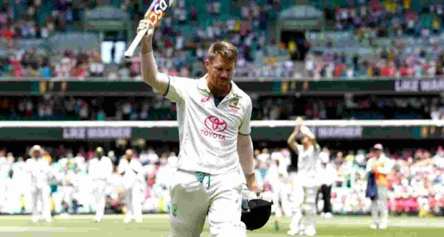 David Warner. File Photo. 