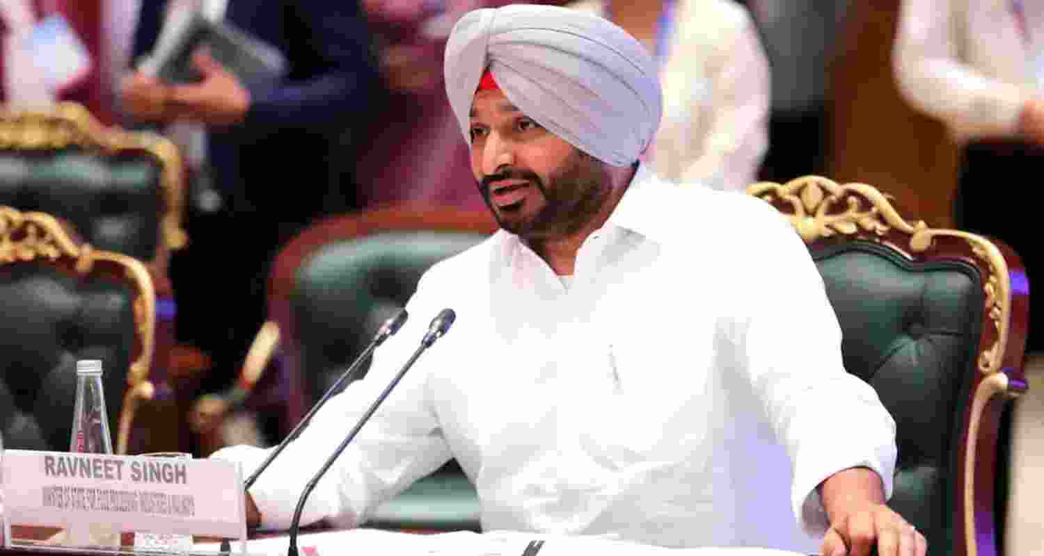 Union Minister of State for Food Processing Industries and Railways Ravneet Singh Bittu.