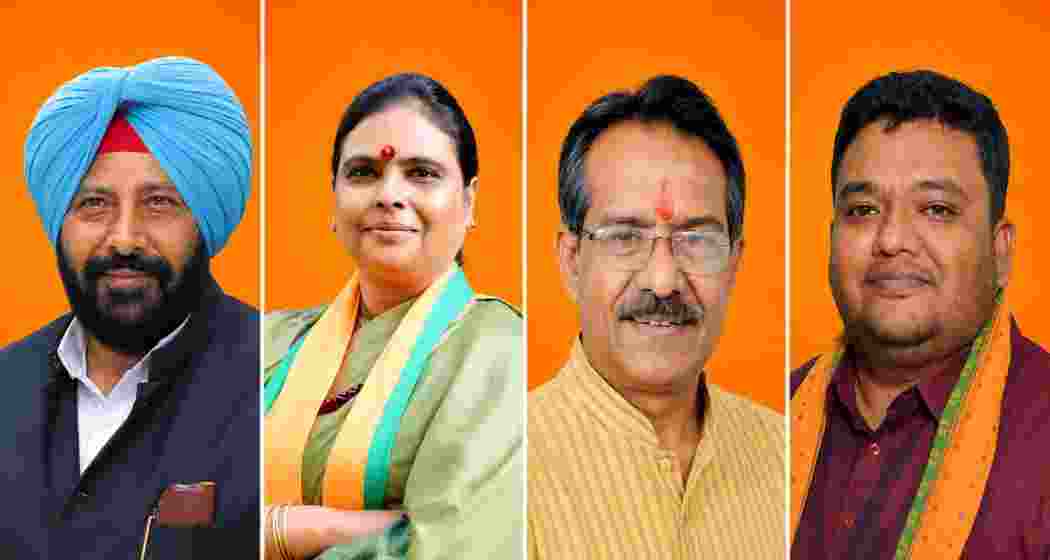 Newly appointed BJP state unit chiefs for Punjab, Delhi, Haryana and Tripura after the party announced a major organisational reshuffle on Thursday.