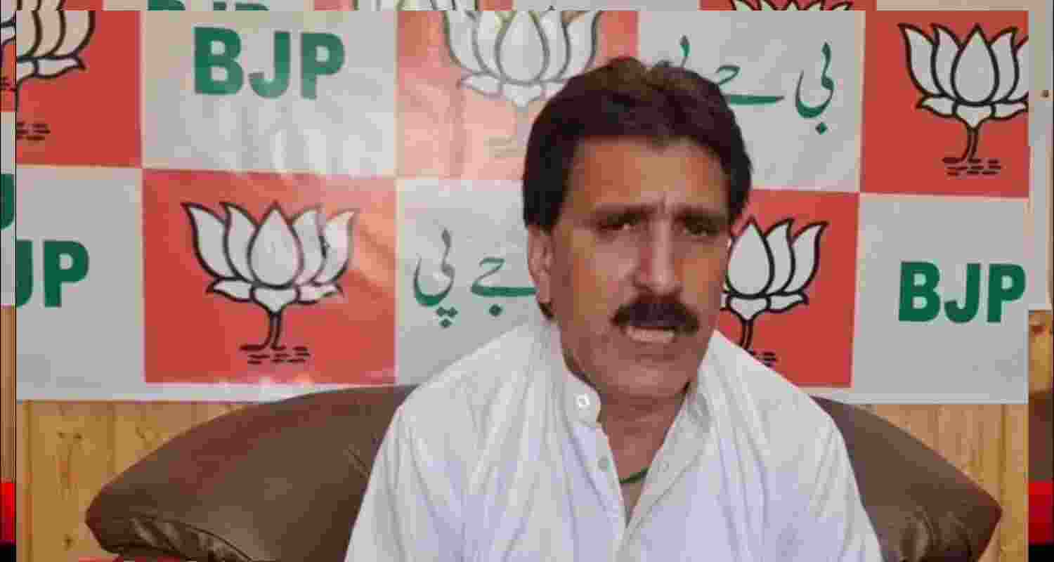 BJP spokesperson Altaf Thakur.