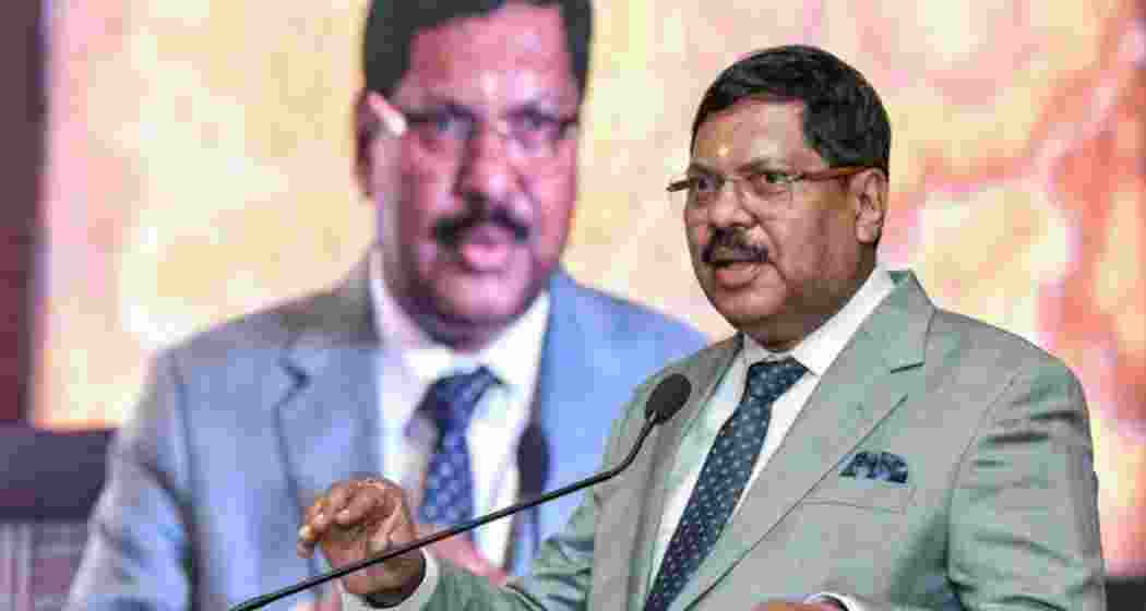 File photo of Chief Justice of India BR Gavai. 