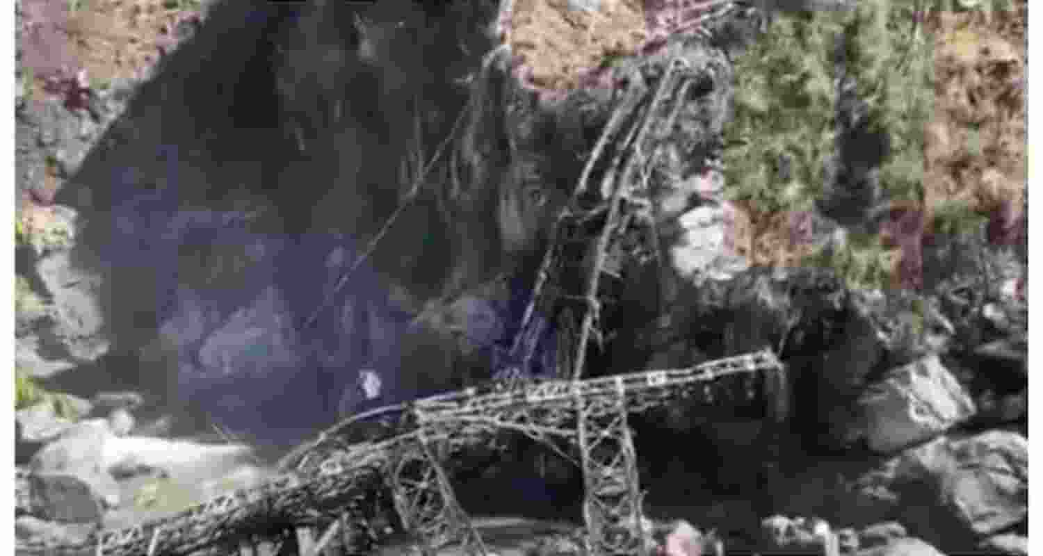 Bridge linking Govindghat to Hemkund Sahib collapses in land
