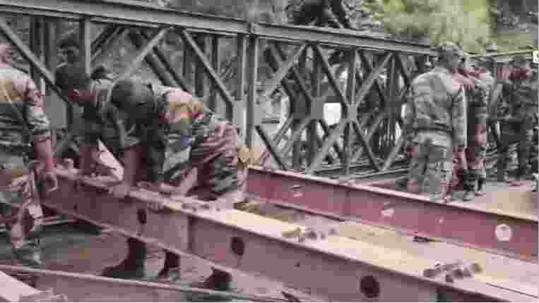 Two Army bridges in flood hit Jammu major relief for residents
