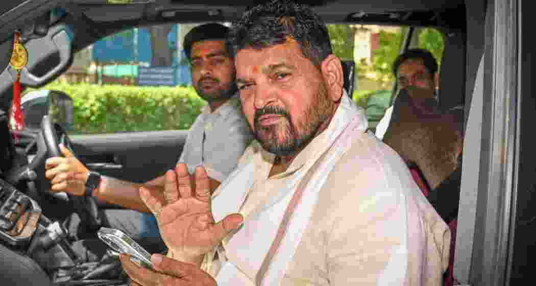 Wrestling Federation of India (WFI) chief and former BJP MP Brij Bhushan Sharan Singh.