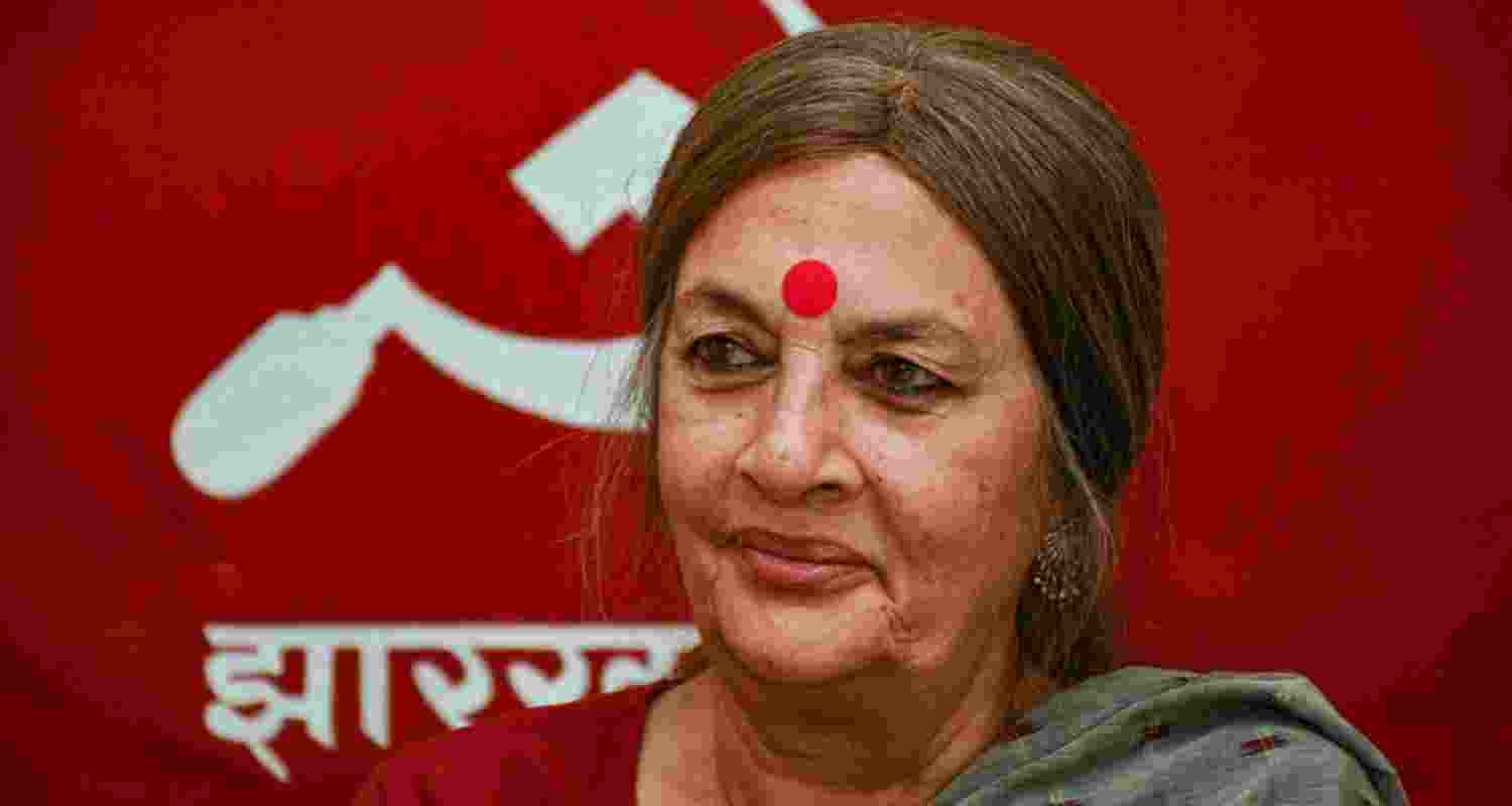  CPI(M) leader Brinda Karat.