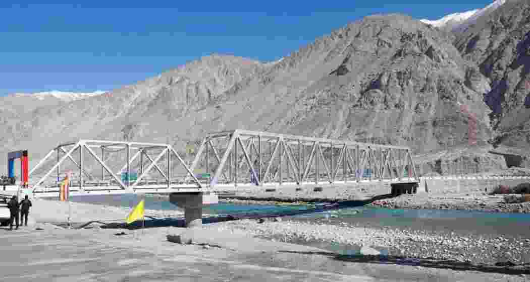 A road maintained by the BRO at the India-China border.