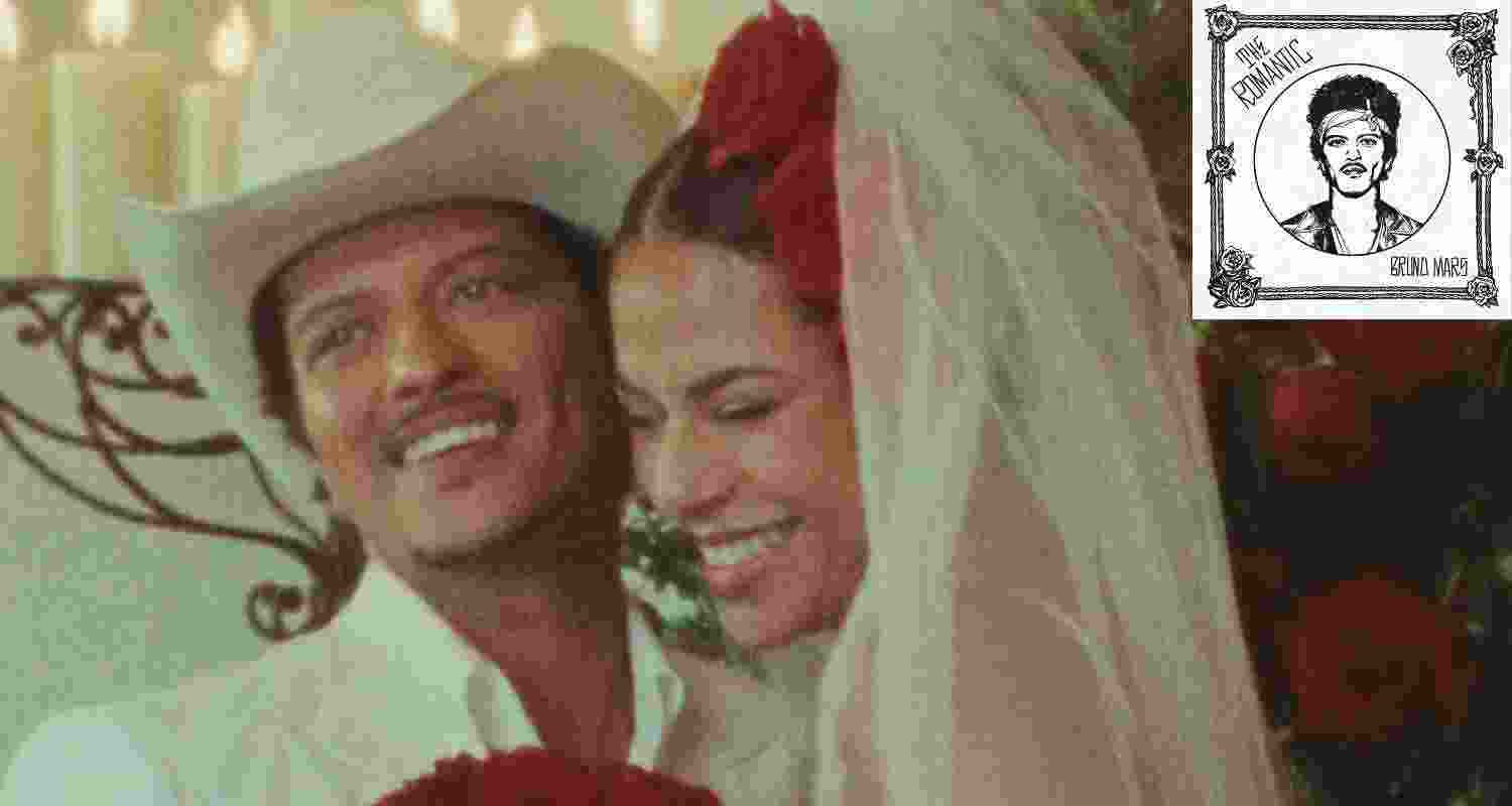 Bruno Mars returns with new album The Romantic, ending a nearly decade-long solo hiatus as the lead single tops the Billboard Hot 100.