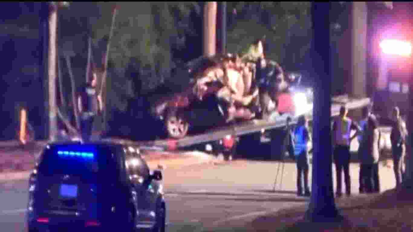 The deceased were identified as Sriya Avasarala, Anvi Sharma and Aryan Joshi, passengers in a car that police believed was being driven at high speed.