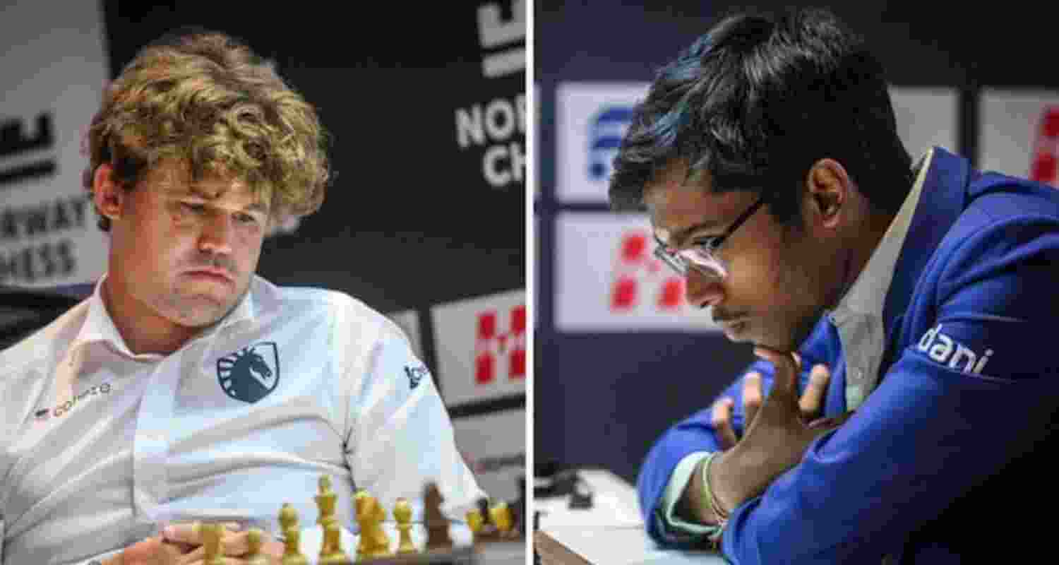 Indian Grandmaster R Praggnanandhaa beats legendary Magnus Carlsen in the eighth round of Norway Chess. 