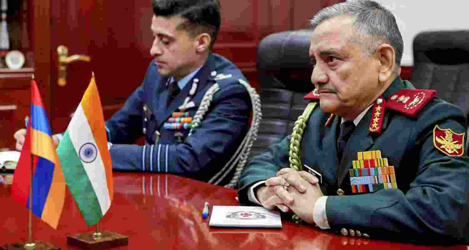 CDS Gen Anil Chauhan met Armenian Defence Minister Suren Papkyan to boost bilateral defence ties and discuss key security issues during a four-day visit.