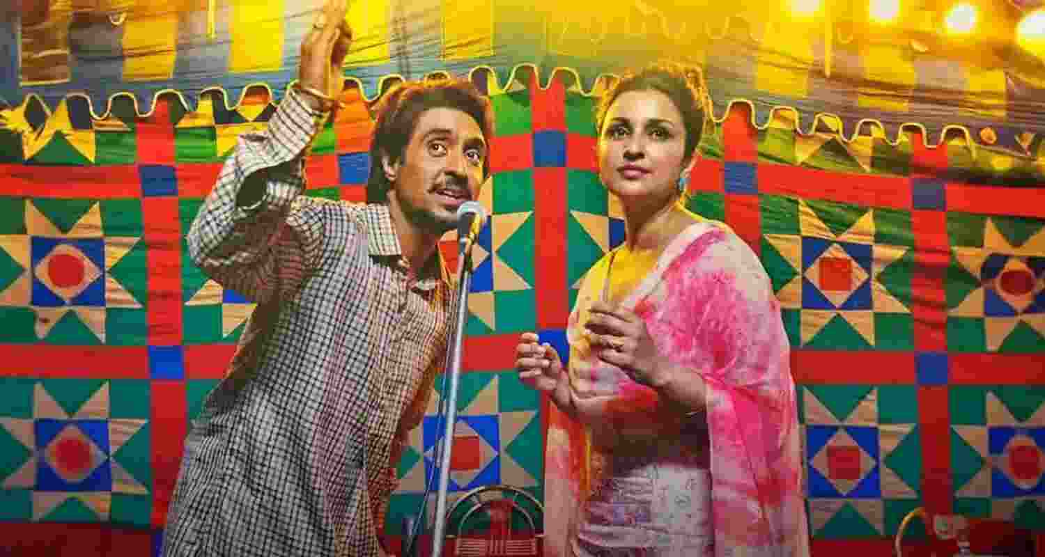 Diljit Dosanjh with Parineeti Chopra in Amar Singh Chamkila.