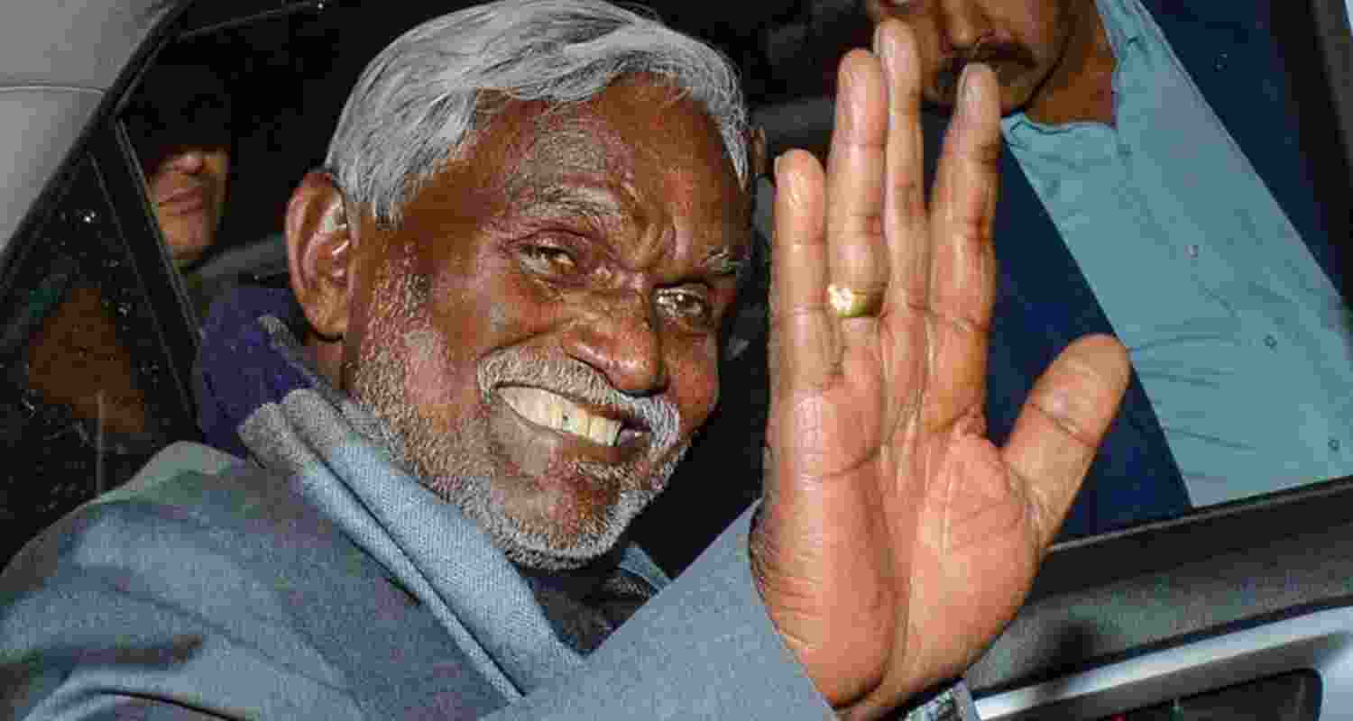 Veteran leader of the Jharkhand Mukti Morcha (JMM) and former Jharkhand CM Champai Soren. 