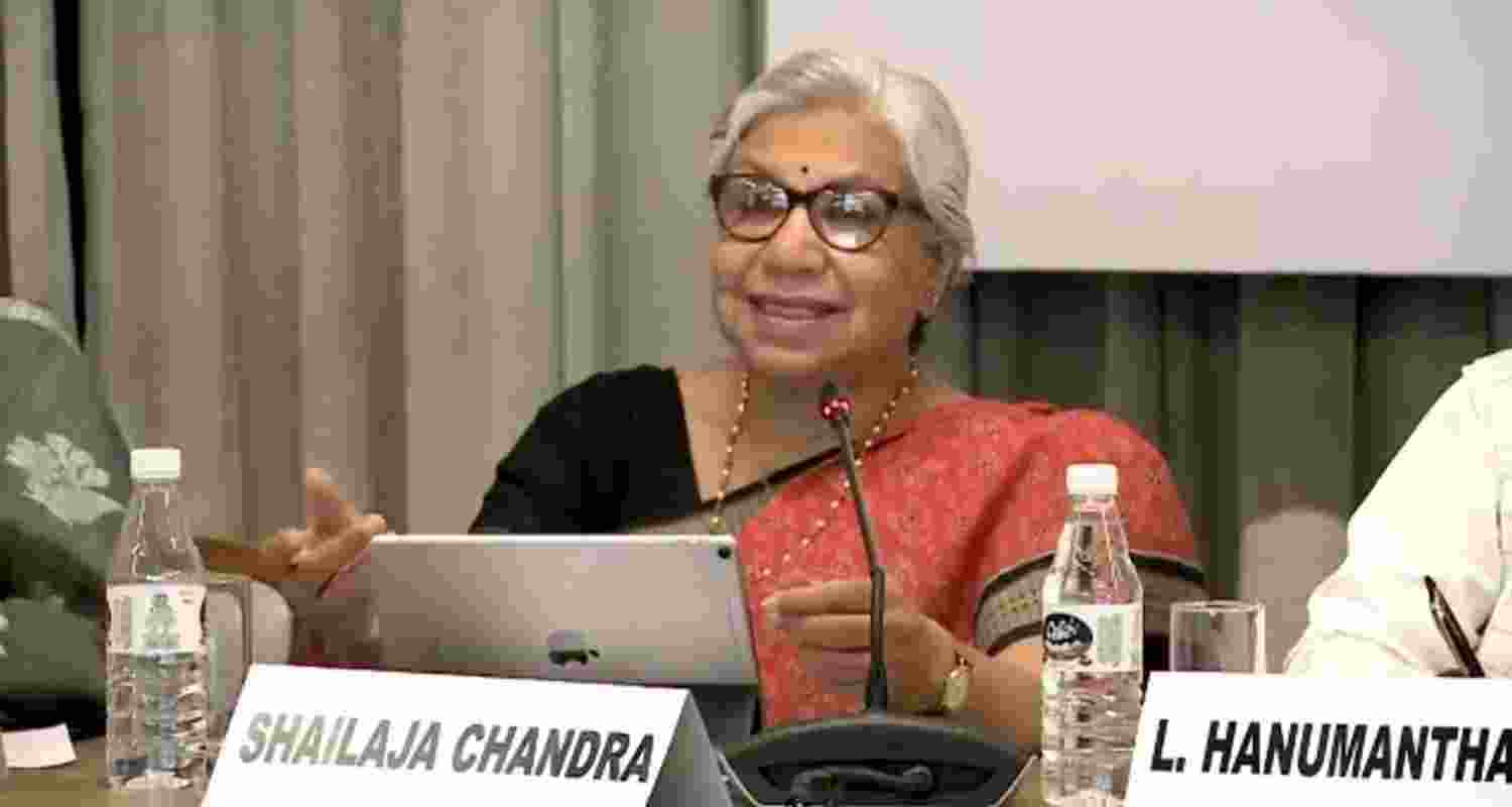 Shailaja Chandra, the former chief secretary of Delhi.