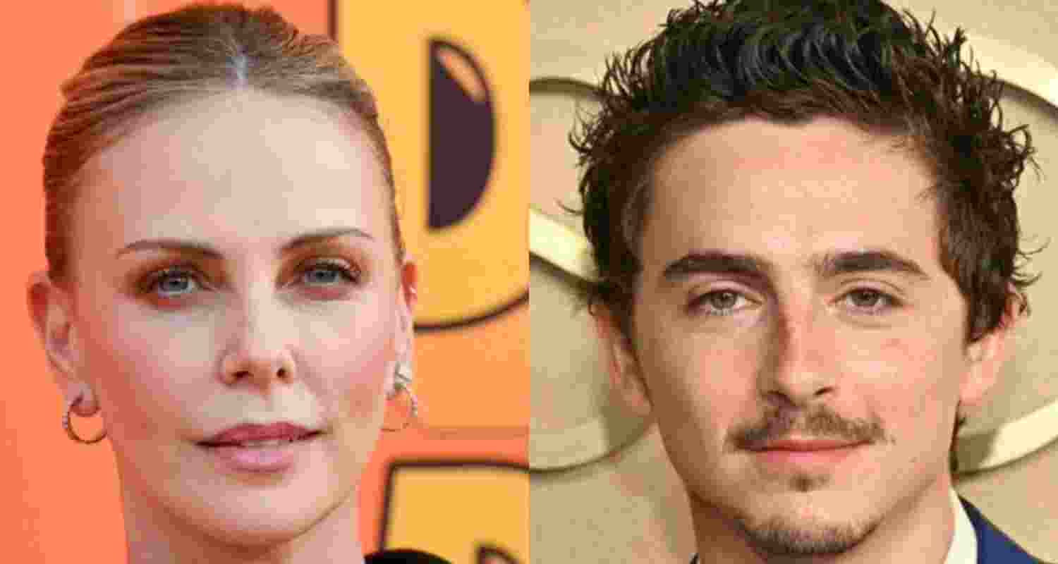 Charlize Theron (left) and Timothée Chalamet’s.