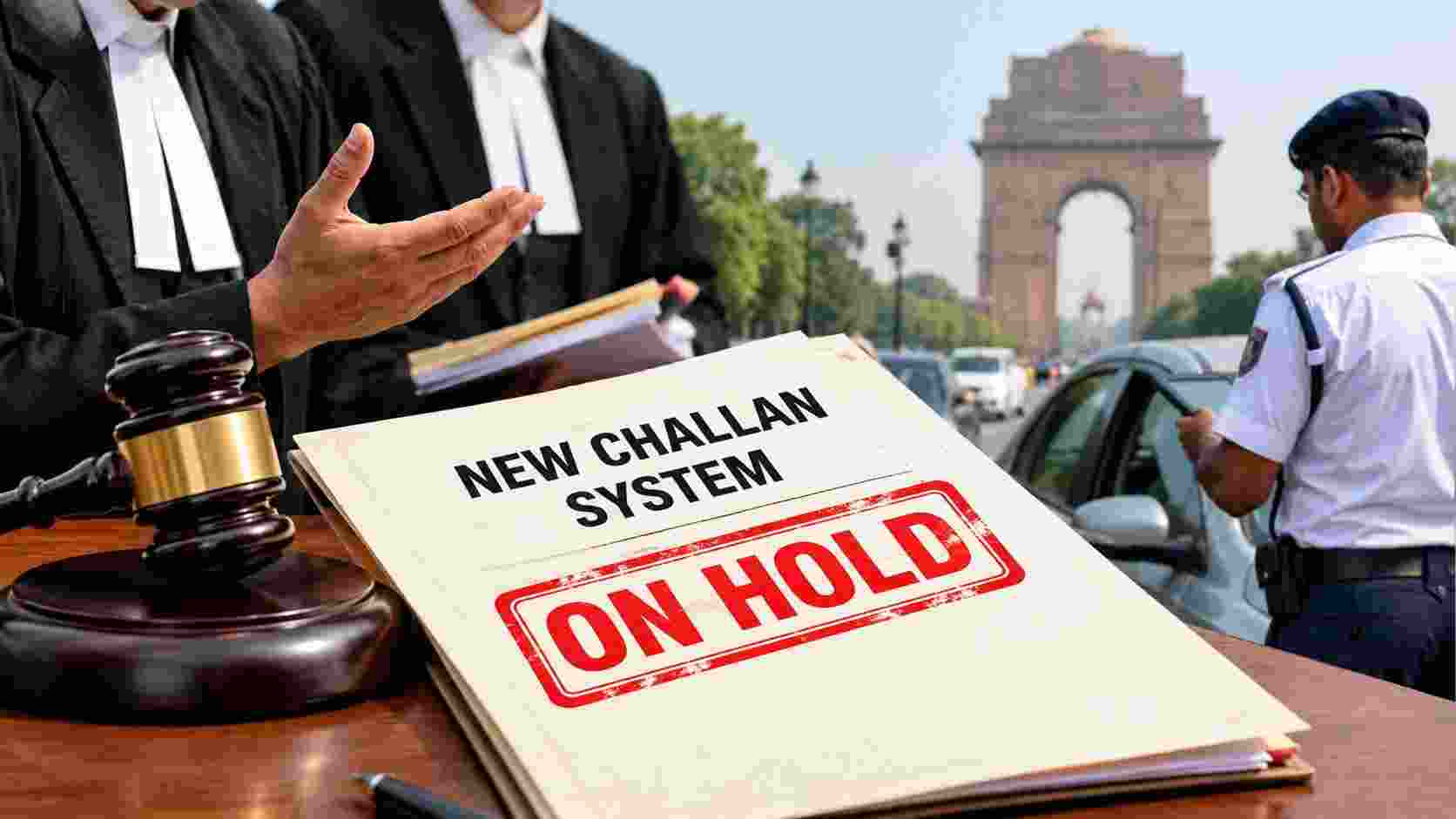 Delhi govt puts new challan system 