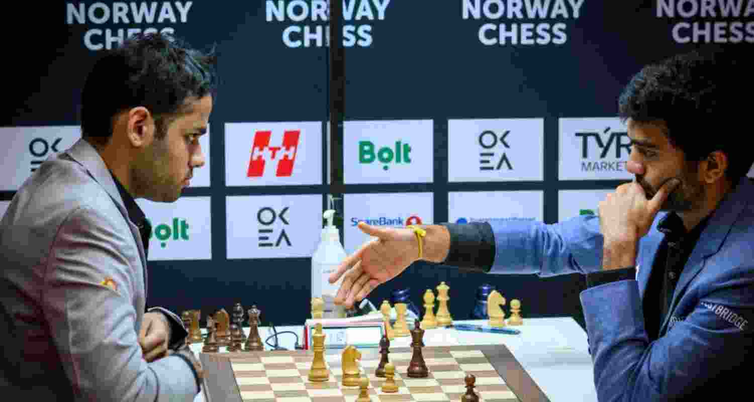 World No. 4 Erigaisi has emerged the joint leader with American Grandmaster Nakamura at 4.5 points.