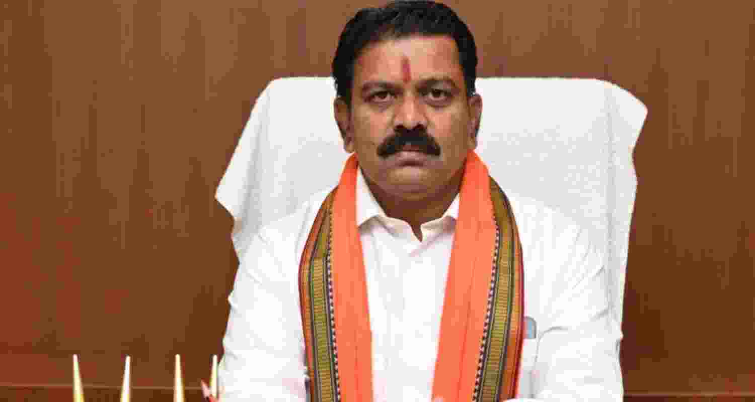 A file photo of Chhattisgarh Dy CM Vijay Sharma.