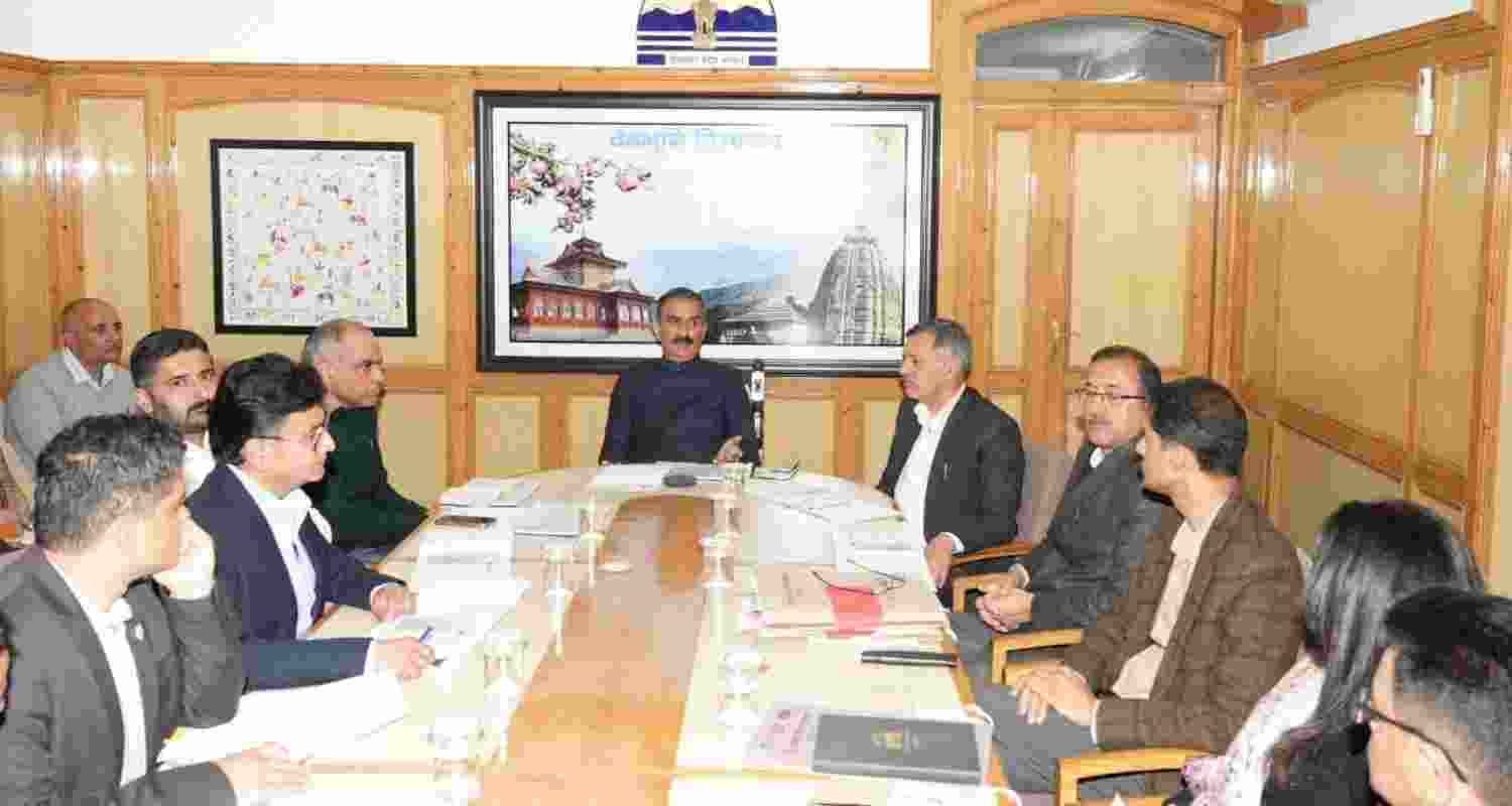 Chief Minister Thakur Sukhvinder Singh Sukhu.