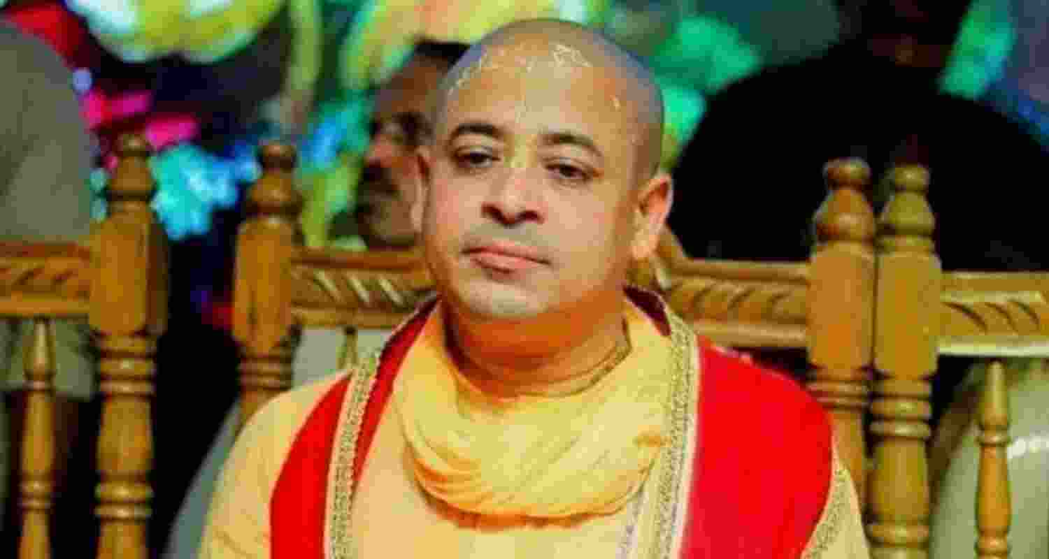 Chinmoy Krishna Das, the ISCKON monk undertrial in Bangladesh.