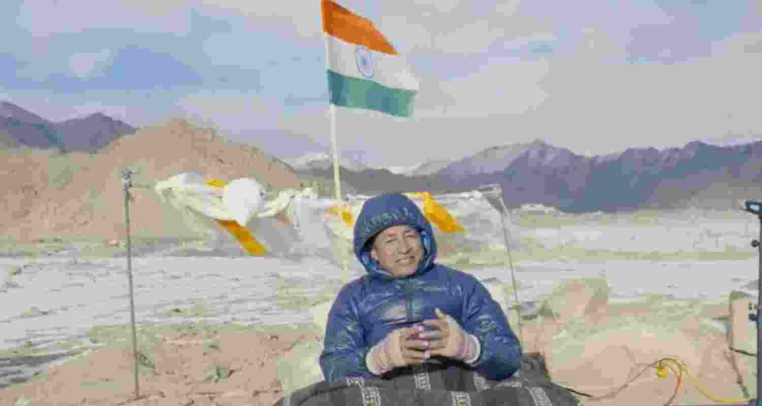 Climate activist Sonam Wangchuk.