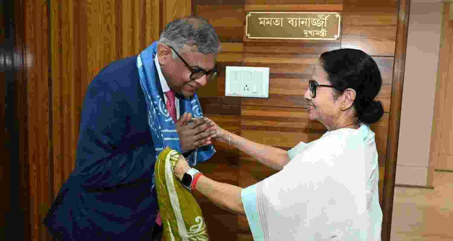 Tata Sons Chairman meets Mamata at Nabanna
