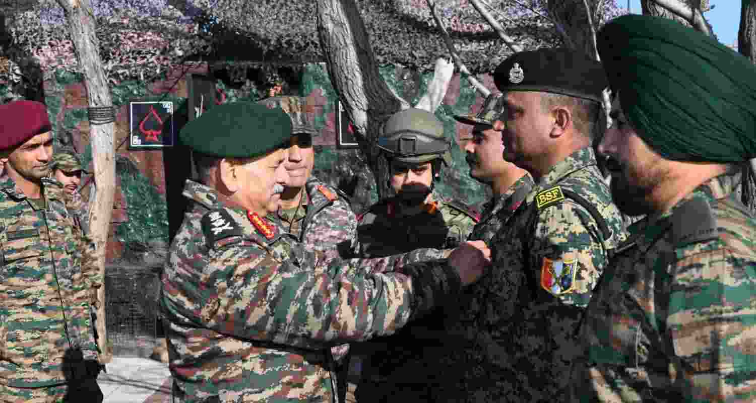 Army Chief Gen Upendra Dwivedi visits forward areas of Poonch sector, reviews operational preparedness and lauds troops for high readiness levels.