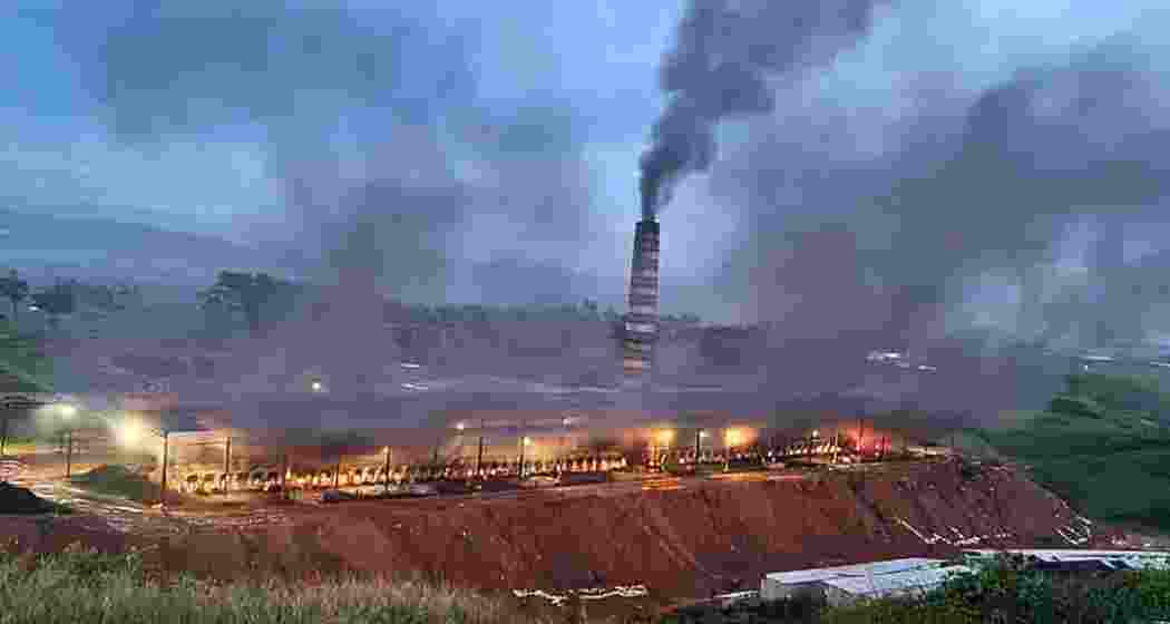 An illegal coke plant operating in Meghalaya. 