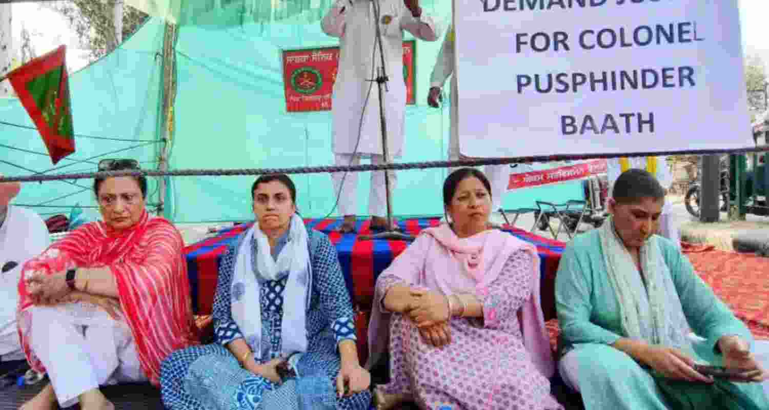 Col Bath assault: Army officer, family meet Rajnath Singh