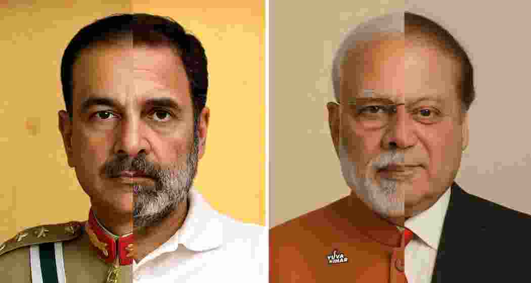 BJP's Amit Malviya and Bihar Congress share controversial posters linking Rahul Gandhi with Asim Munir and PM Modi with Nawaz Sharif in the latest exchange of political accusations on social media.