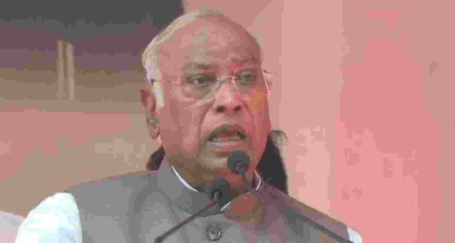 Congress president Mallikarjun Kharge