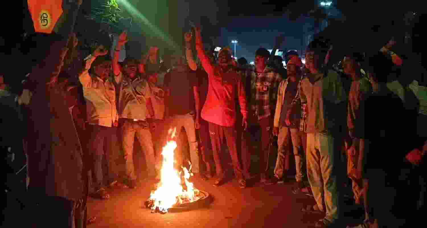 BJP stages protest as tension grips Asansol over temple vandalism