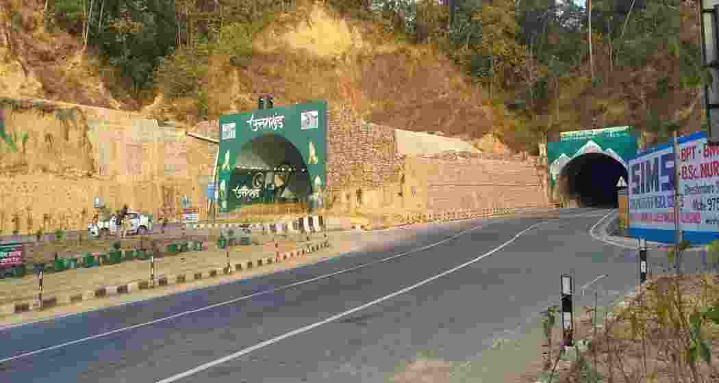 A section of the Delhi-Dehradun economic corridor ahead of its inauguration by Prime Minister Narendra Modi, expected to cut travel time and boost connectivity across northern India.