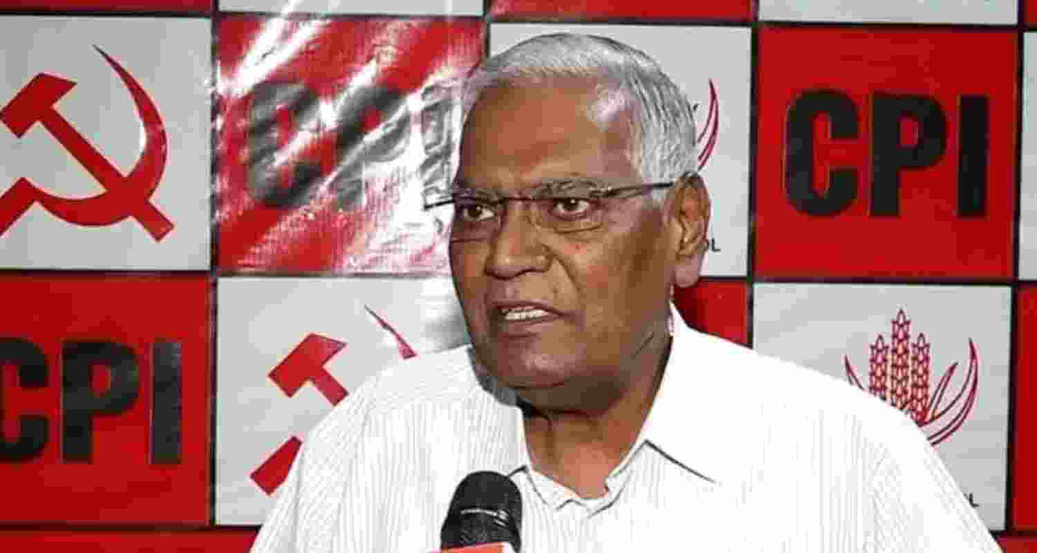 D Raja re-elected as the General Secretary of the Communist Party of India (CPI) for a third term.