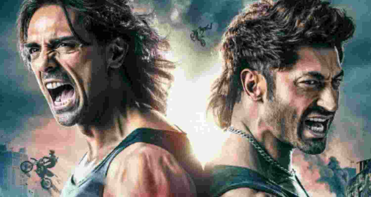 Actors Vidyut Jammwal (right), and Arjun Rampal (left).