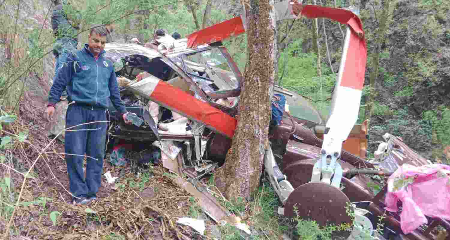 Five killed in Uttarkashi chopper crash, rescue underway