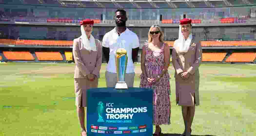 ICC's guests with the Champions Trophy, 2025 at the Gaddafi Stadium in Pakistan.