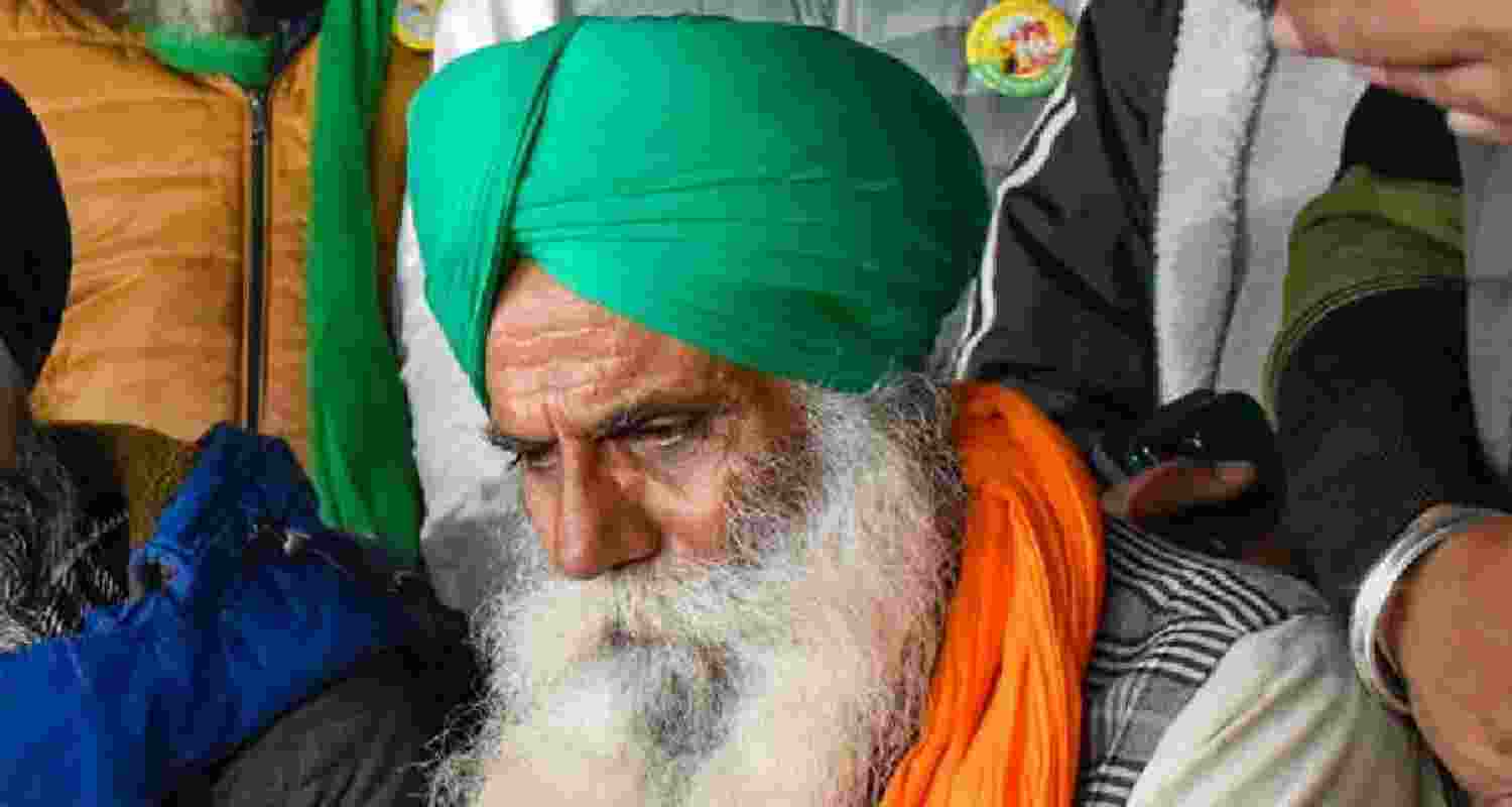 Punjab farmer leader Jagjit Singh Dallewal. File poto.