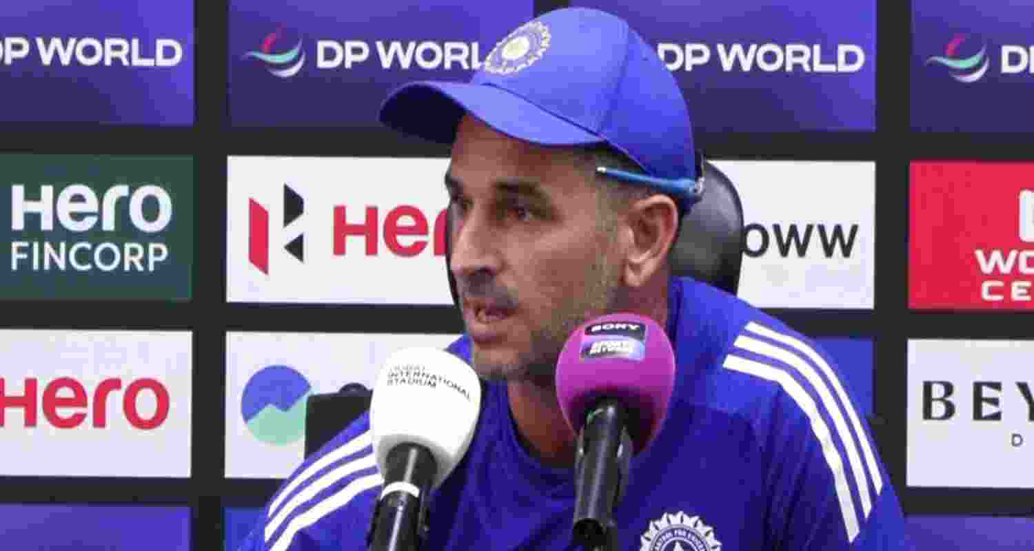 India’s assistant cricket coach Ryan Ten Doeschate.