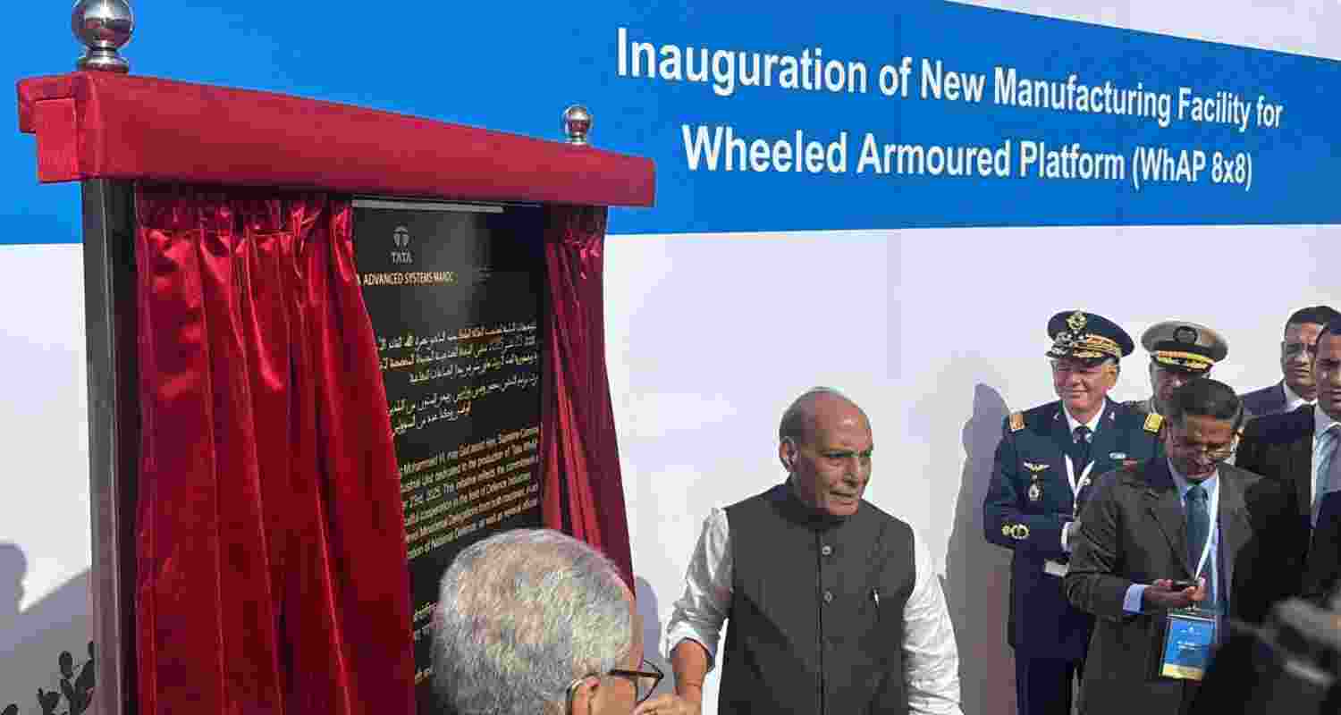 Rajnath inaugurates defence manufacturing plant in Morocco