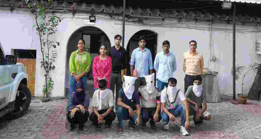 The Bangladeshi nationals in custody. 
