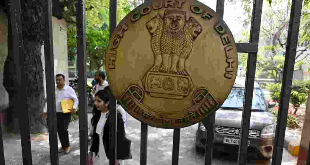 The Delhi High Court entrance. 