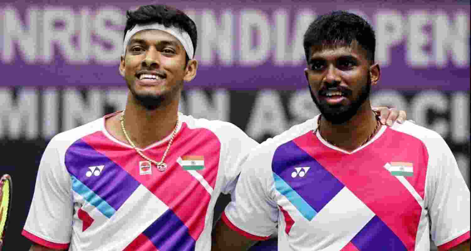 Chirag Shetty and (right) Satwiksairaj Rankireddy.