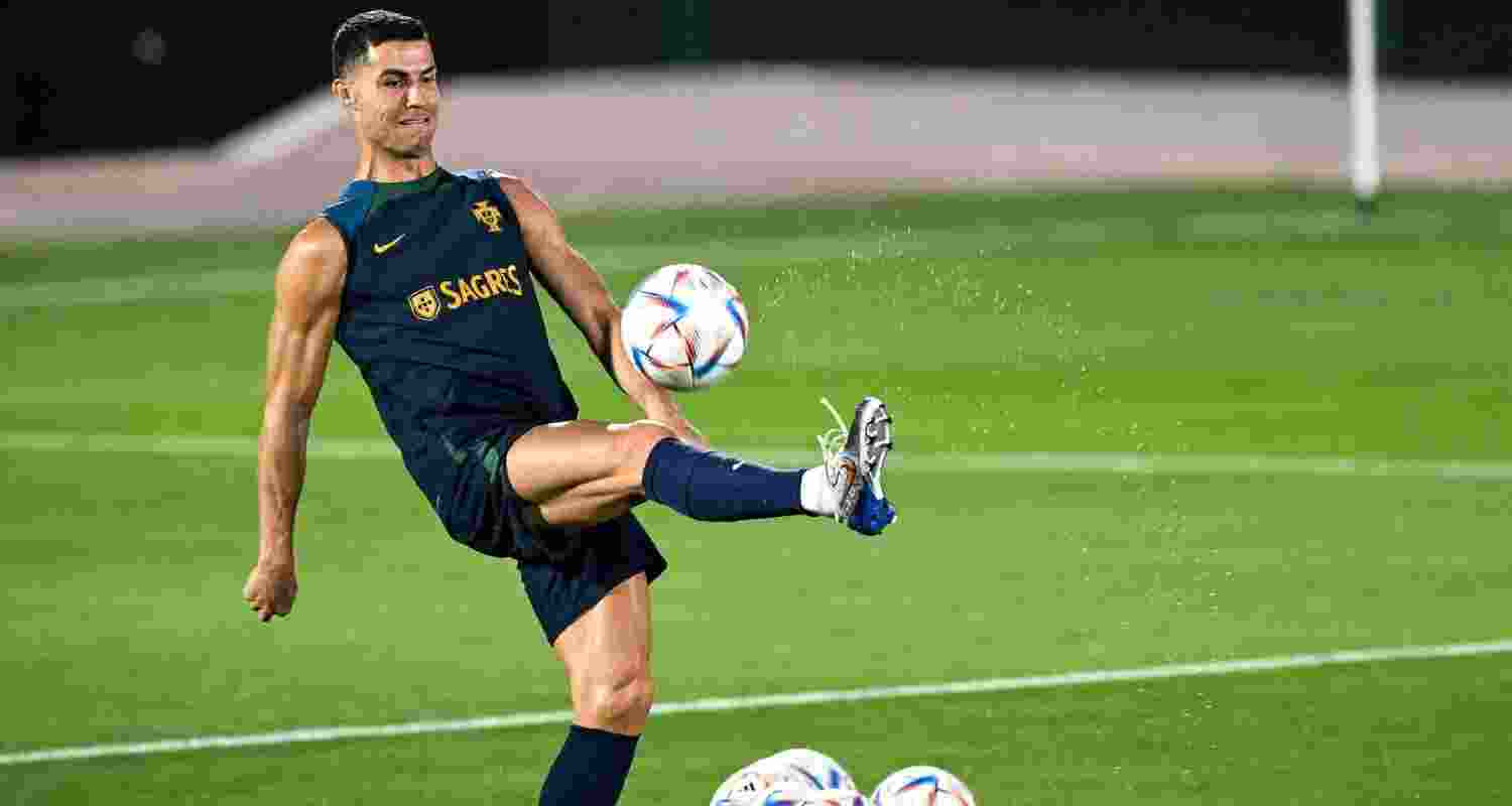 Football superstar Cristiano Ronaldo.