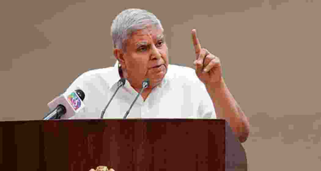 Vice President Jagdeep Dhankhar. (File photo)