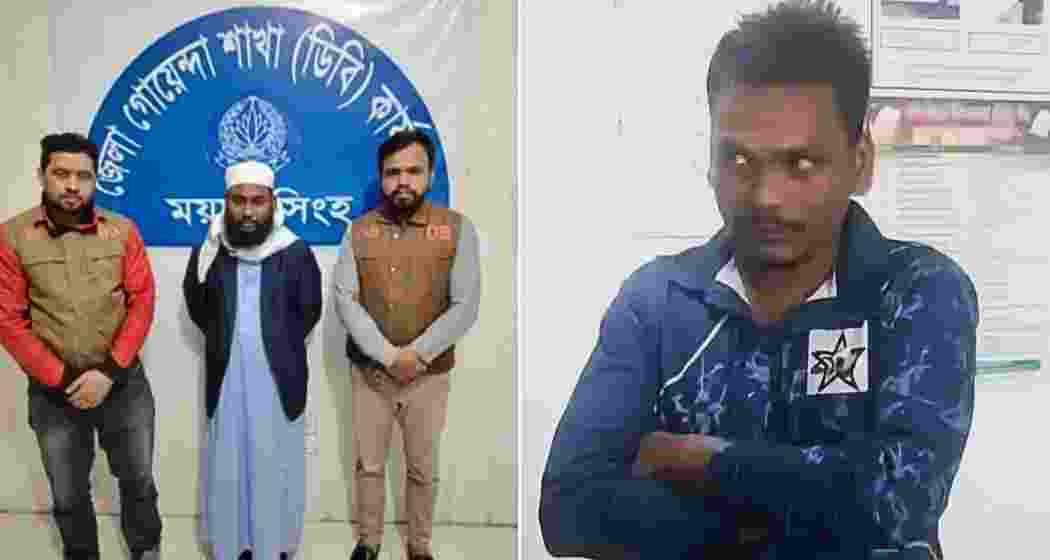 Yasin Arafat, main accused in the lynching of Dipu Das, is now in police custody as authorities continue investigations into the deadly mob attack that took the life of Dipu Das (R). 