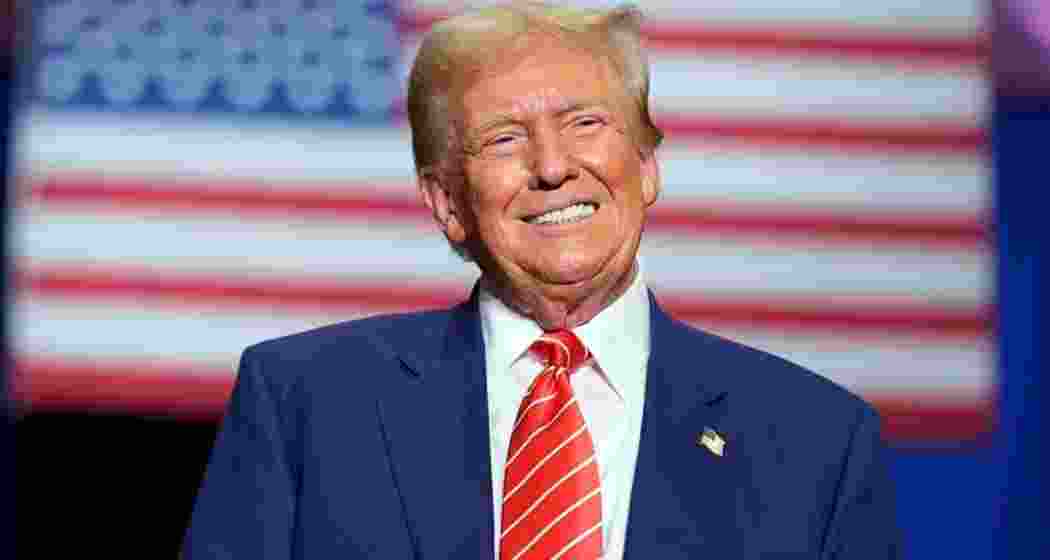 US president Donald Trump. File photo.