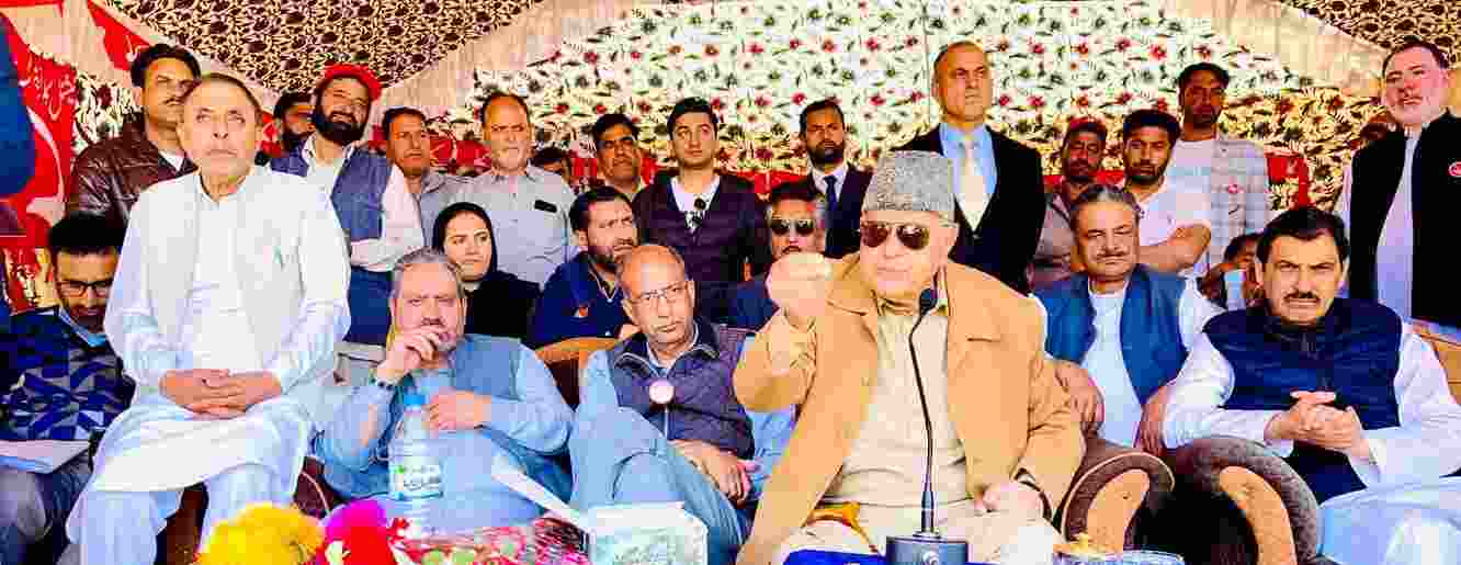 Says guns killed Kashmiri men, women, children and leaders like Abdul Gani Lone, Mirwaiz Moulvi Farooq. 