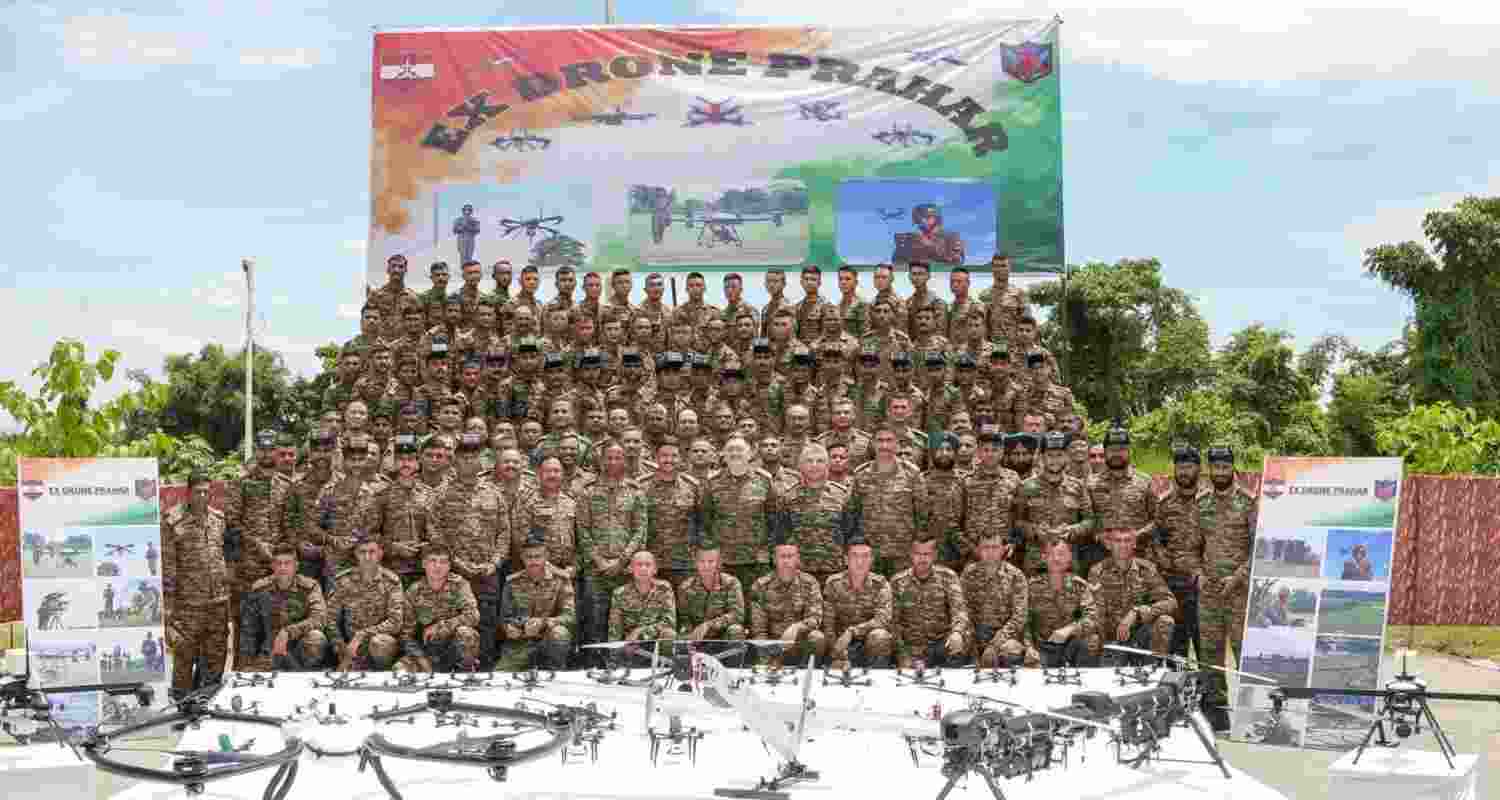 Army's 'Exercise Prahar' tests battlefield use of drones