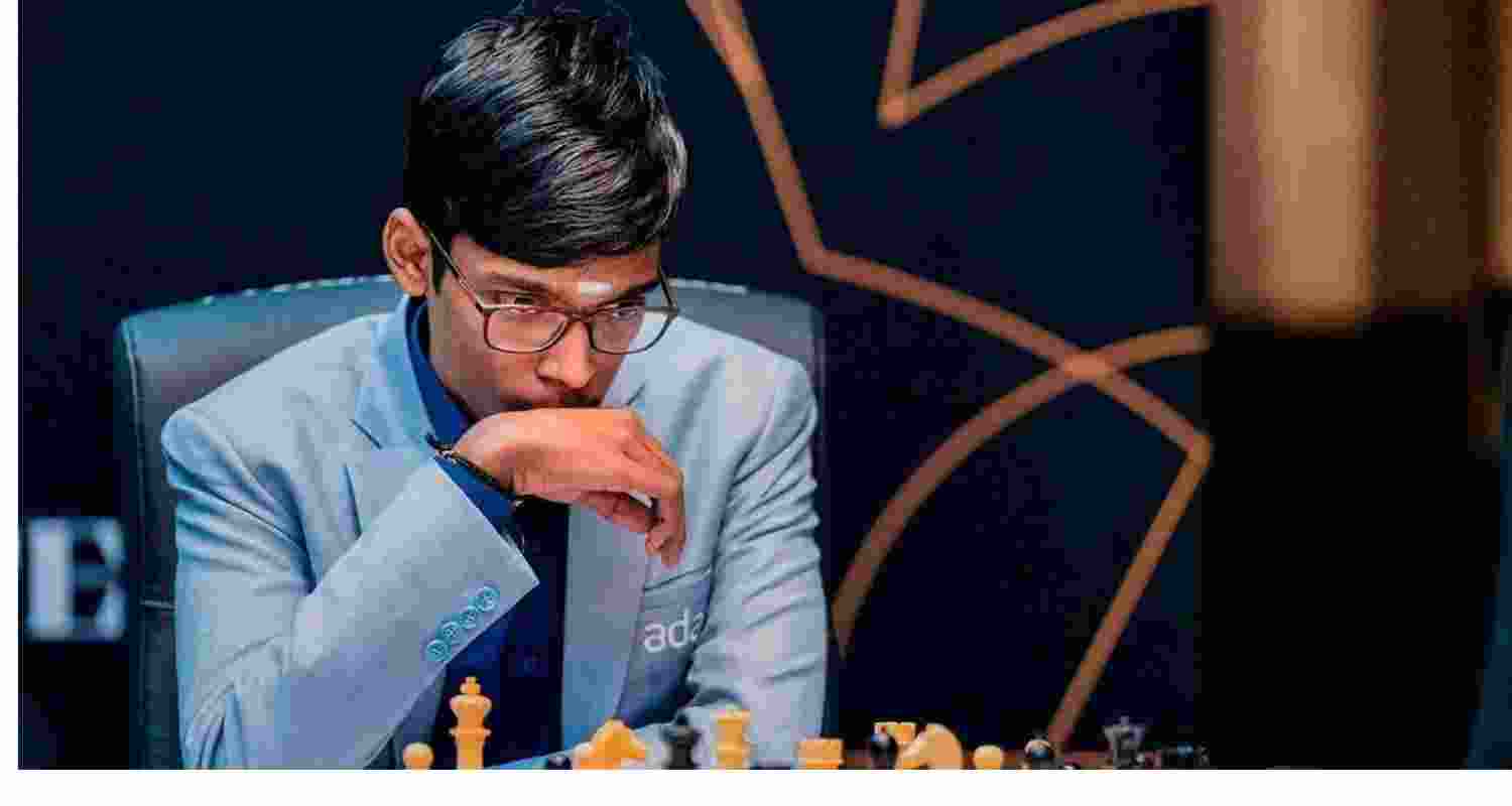 Indian Grandmaster R Praggnanandhaa.